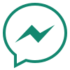 Εικονίδιο επικοινωνίας με το messenger